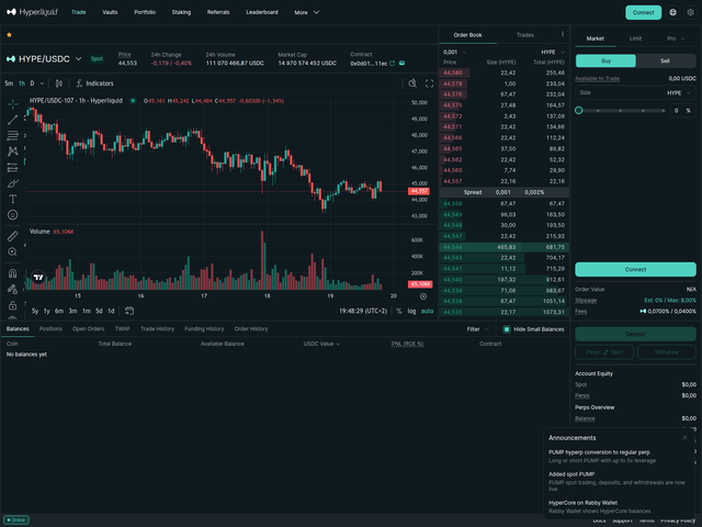 Fake HyperLiquid Landing Page